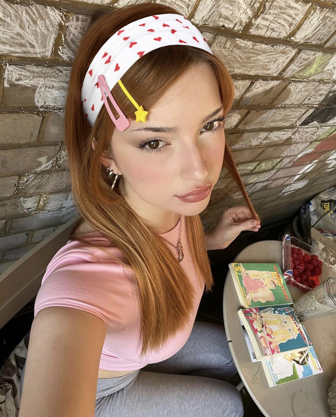 6 Piece Non Slip Elastic Floral Hairbands
