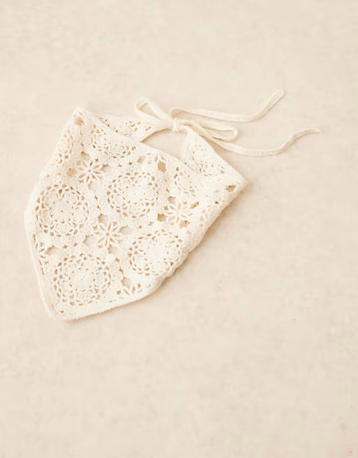Crochet Bandanas Headscarf