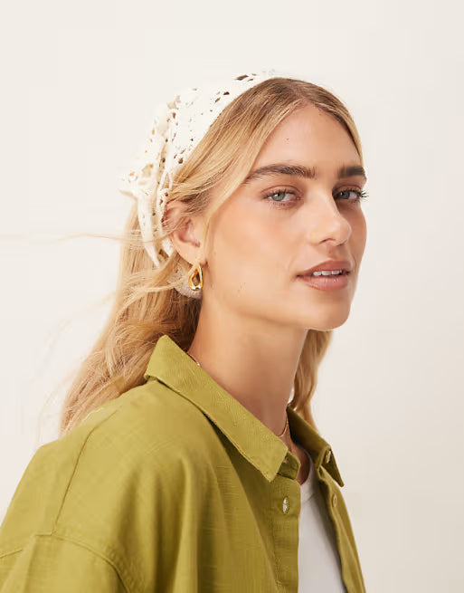 Crochet Bandanas Headscarf