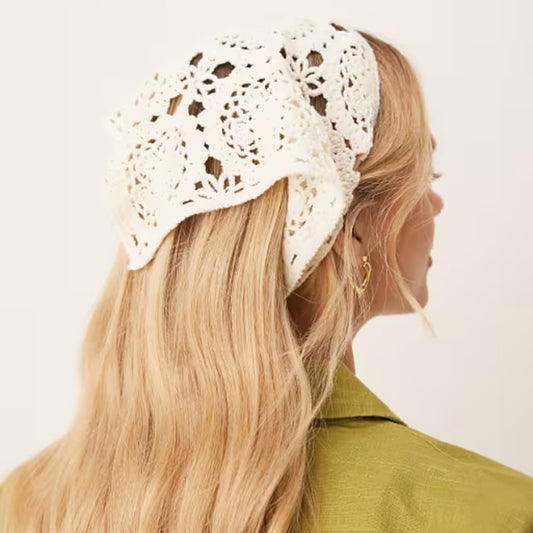 Crochet Bandanas Headscarf